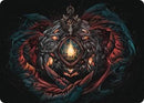 Mox Jasper Art Card (41/54) [Tarkir: Dragonstorm Art Series]