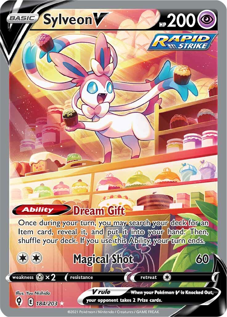 Sylveon V (184/203) [Sword & Shield: Evolving Skies] - Waypoint Games CA
