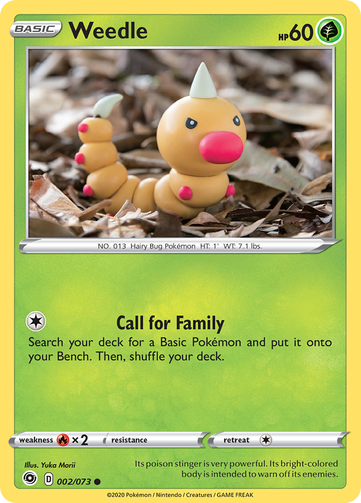 Weedle (002/073) [Sword & Shield: Champion's Path] - Waypoint Games CA