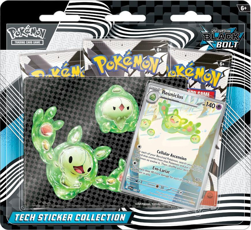 Pokémon TCG: Scarlet & Violet - Black Bolt - Tech Sticker Collection