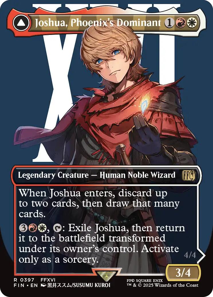 Joshua, Phoenix's Dominant (Borderless) [FINAL FANTASY]