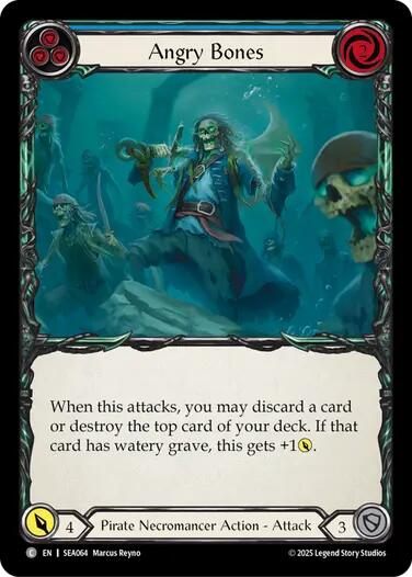 Angry Bones (Blue) [SEA064] (High Seas) - Waypoint Games CA