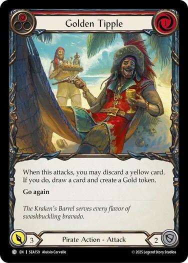 Golden Tipple (Red) [SEA159] (High Seas) - Waypoint Games CA