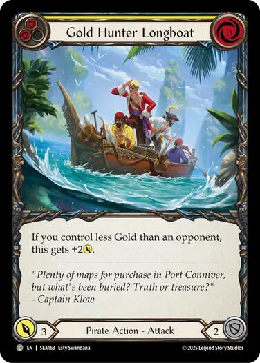 Gold Hunter Longboat [SEA163] (High Seas) - Waypoint Games CA