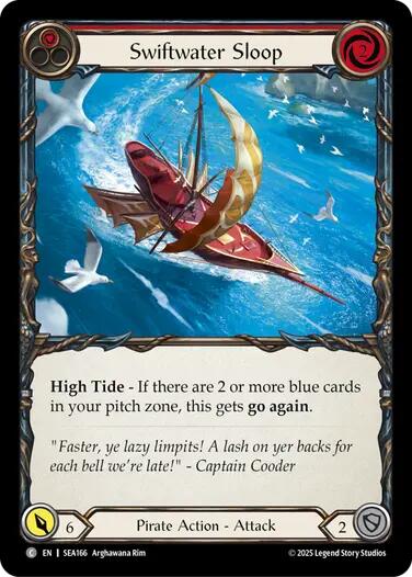 Swiftwater Sloop (Red) [SEA166] (High Seas) - Waypoint Games CA