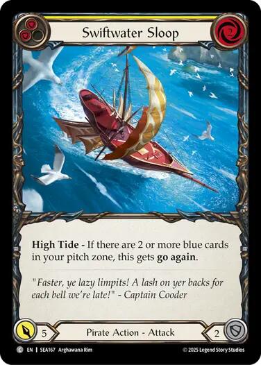 Swiftwater Sloop (Yellow) [SEA167] (High Seas) - Waypoint Games CA