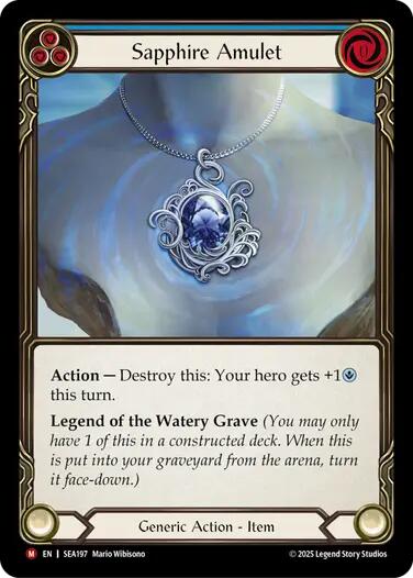 Sapphire Amulet [SEA197] (High Seas) - Waypoint Games CA