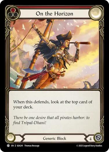 On the Horizon (Red) [SEA241] (High Seas) - Waypoint Games CA