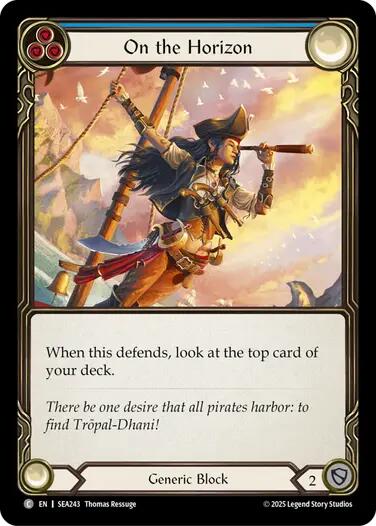On the Horizon (Blue) [SEA243] (High Seas) - Waypoint Games CA