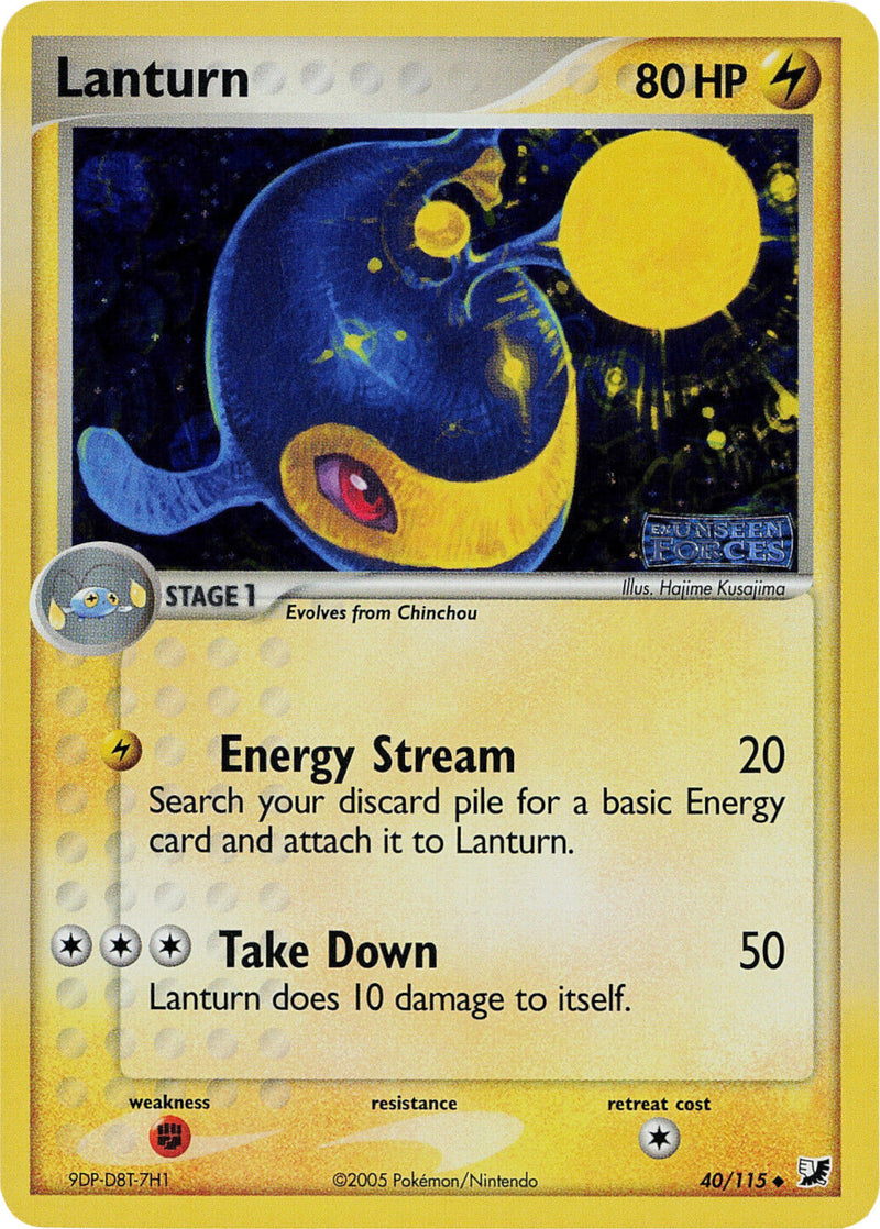Lanturn (40/115) (Stamped) [EX: Unseen Forces] - Waypoint Games CA