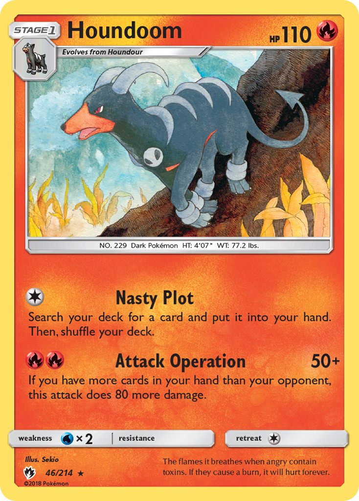 Houndoom (46/214) [Sun & Moon: Lost Thunder] - Waypoint Games CA