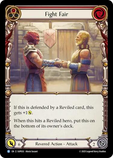 Fight Fair [SUP033] (Super Slam)  Rainbow Foil