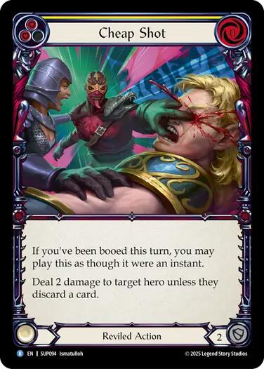 Cheap Shot [SUP094] (Super Slam)  Rainbow Foil - Waypoint Games CA