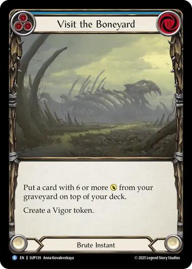 Visit the Boneyard [SUP139] (Super Slam)  Rainbow Foil