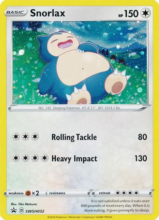 Snorlax (SWSH032) [Sword & Shield: Black Star Promos] - Waypoint Games CA
