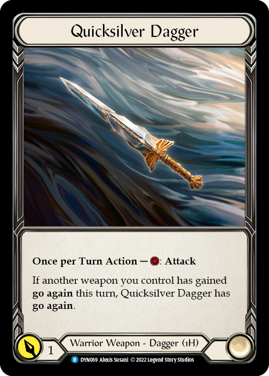 Quicksilver Dagger [DYN069] (Dynasty)  Cold Foil - Waypoint Games CA
