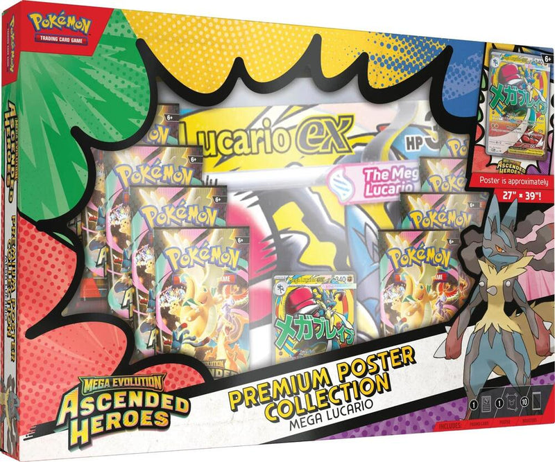 Pokemon - Mega Evolution - Ascended Heroes - Poster Collection - Mega Lucario ex