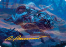 Bristlebane Outrider Art Card (Gold-Stamped Signature) [Lorwyn Eclipsed Art Series]