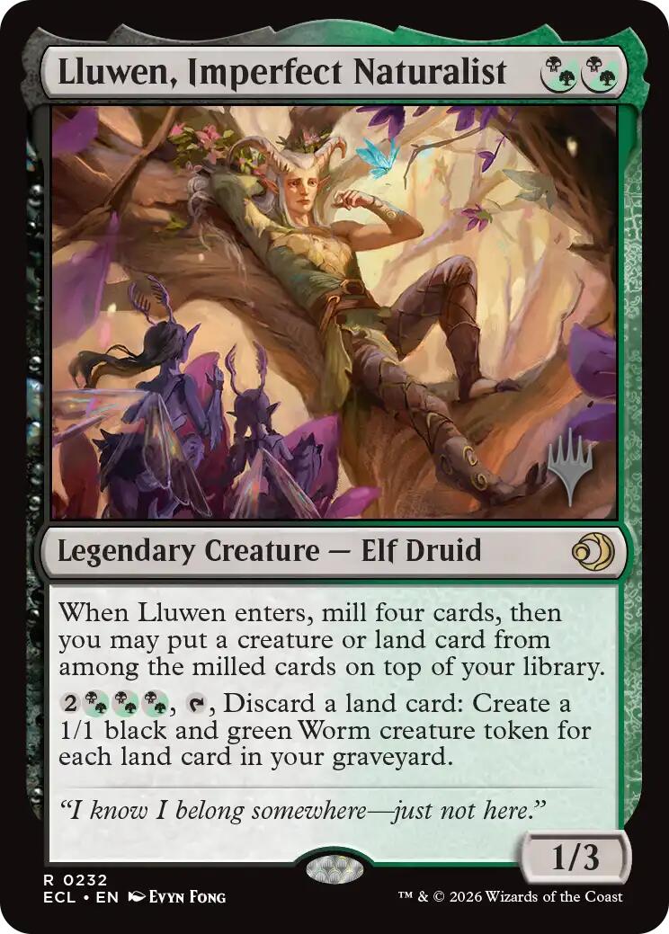 Lluwen, Imperfect Naturalist [Lorwyn Eclipsed Promos] - Waypoint Games CA