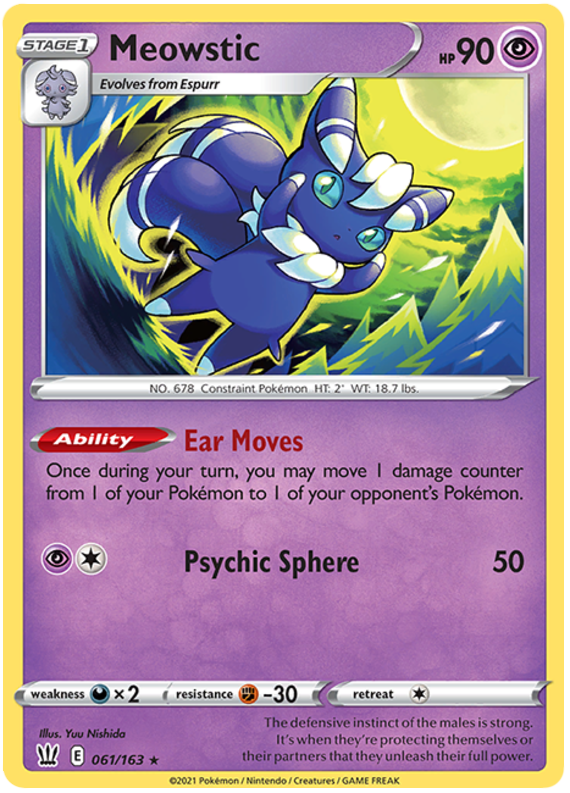 Meowstic (061/163) [Sword & Shield: Battle Styles] - Waypoint Games CA
