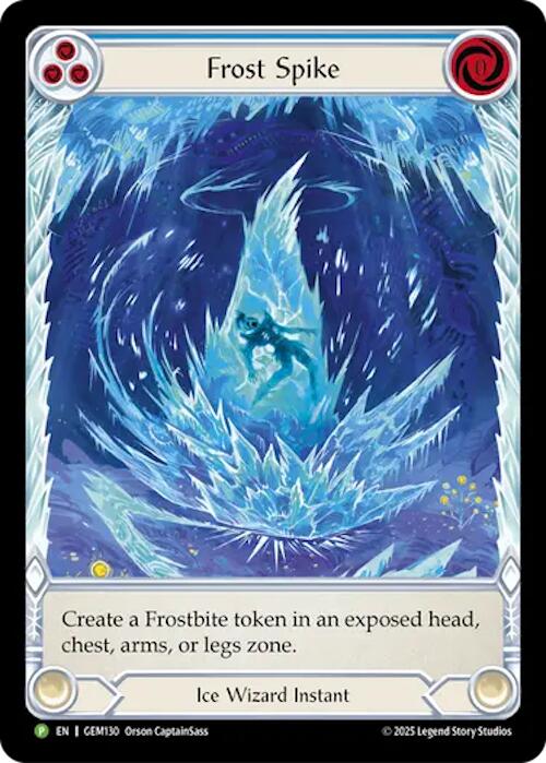 Frost Spike [GEM130] (GEM Pack 4)  Rainbow Foil - Waypoint Games CA