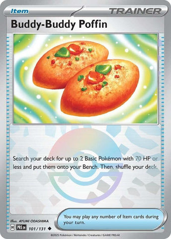Buddy-Buddy Poffin (101/131) (Poke Ball Pattern) [Scarlet & Violet: Prismatic Evolutions] - Waypoint Games CA
