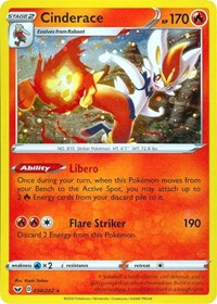 Cinderace (034/202) (Cosmos Holo) [Sword & Shield: Base Set] - Waypoint Games CA