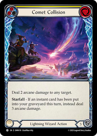 Comet Collision (Yellow) [OMN110] (Omens of the Third Age)  Rainbow Foil