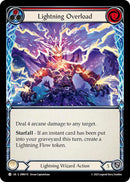Lightning Overload (Red) [OMN115] (Omens of the Third Age)  Rainbow Foil