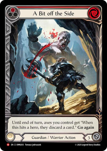 A Bit Off The Side (Red) (Extended Art) [OMN243] (Omens of the Third Age)  Cold Foil