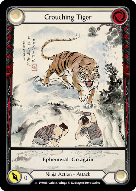 Crouching Tiger (Marvel) [DYN065] (Dynasty)  Cold Foil - Waypoint Games CA