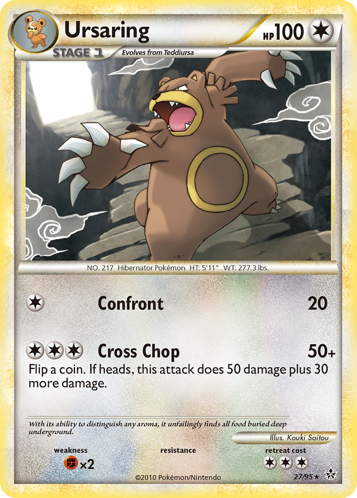 Ursaring (27/95) [HeartGold & SoulSilver: Unleashed] - Waypoint Games CA