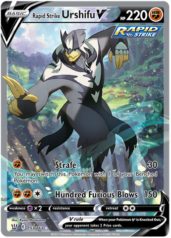 Rapid Strike Urshifu V (153/163) [Sword & Shield: Battle Styles] - Waypoint Games CA