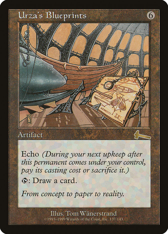 Urza's Blueprints [Urza's Legacy] - Waypoint Games CA