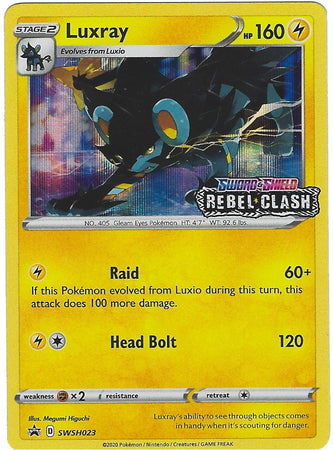 Luxray (SWSH023) (Prerelease Promo) [Sword & Shield: Black Star Promos] - Waypoint Games CA