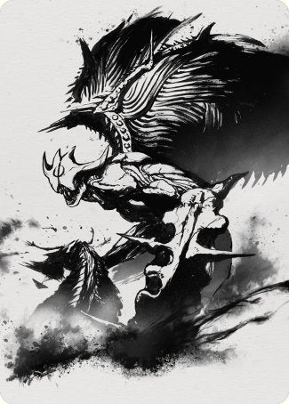 Phyrexian Vindicator 2 Art Card [Phyrexia: All Will Be One Art Series] - Waypoint Games CA