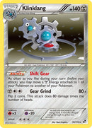 Klinklang (76/114) (Cracked Ice Holo) (Blister Exclusive) [Black & White: Base Set] - Waypoint Games CA