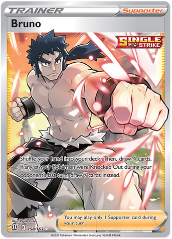 Bruno (158/163) [Sword & Shield: Battle Styles] - Waypoint Games CA