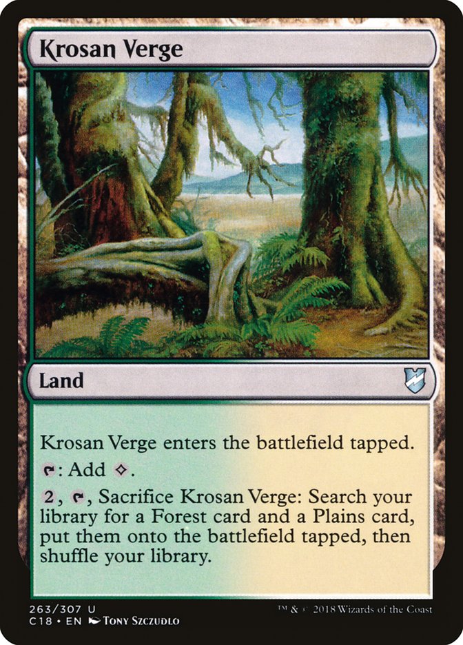 Krosan Verge [Commander 2018] - Waypoint Games CA