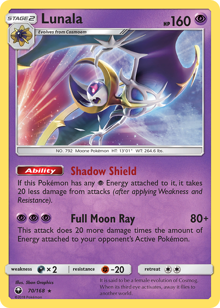 Lunala (70/168) [Sun & Moon: Celestial Storm] - Waypoint Games CA