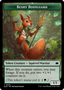 Emblem - Ral, Crackling Wit // Bushy Bodyguard Double-Sided Token [Bloomburrow Tokens] - Waypoint Games CA