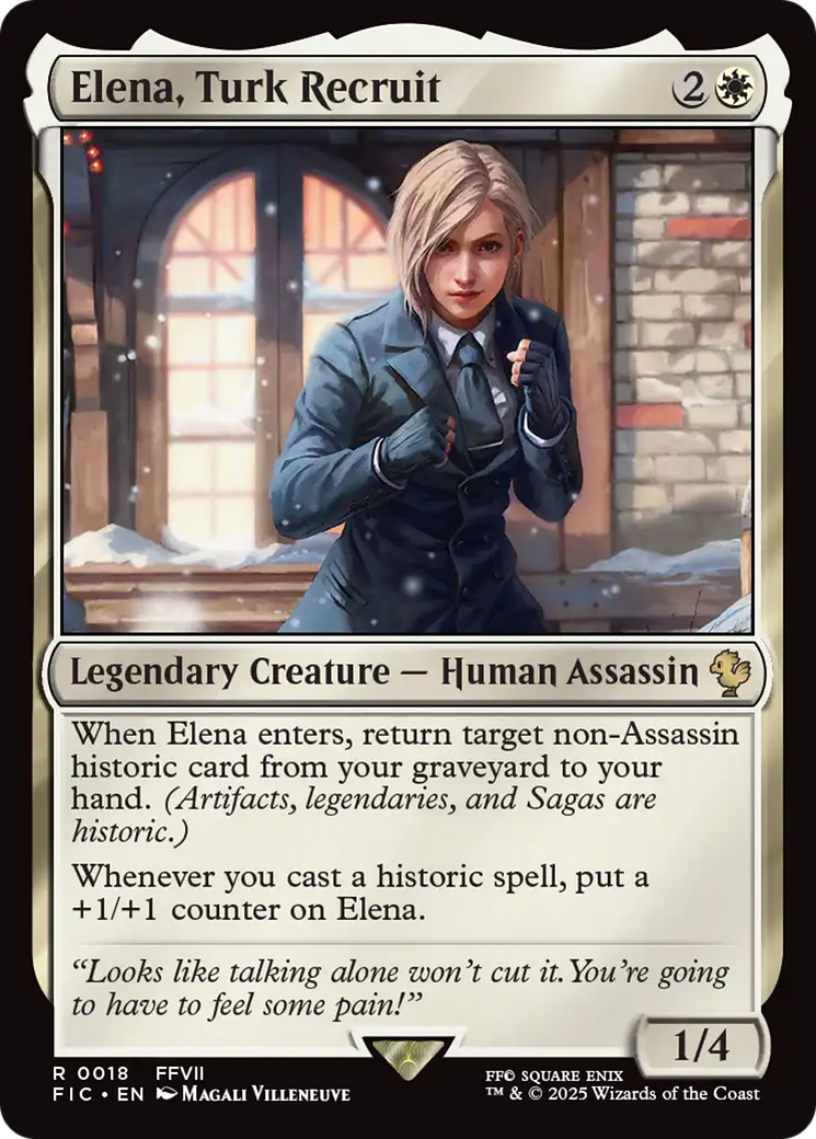 Elena, Turk Recruit [FINAL FANTASY Commander]