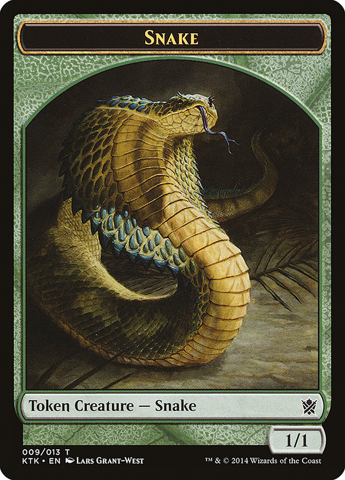 Snake Token [Khans of Tarkir Tokens] - Waypoint Games CA