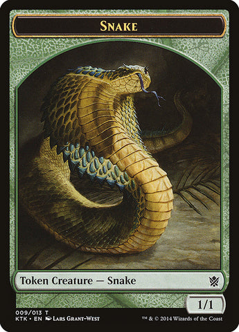 Snake Token [Khans of Tarkir Tokens] - Waypoint Games CA