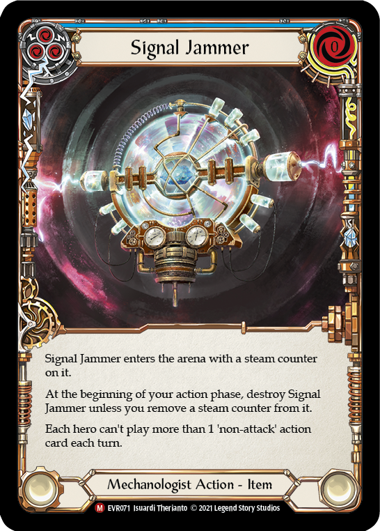 Signal Jammer [EVR071] (Everfest)  1st Edition Rainbow Foil - Waypoint Games CA