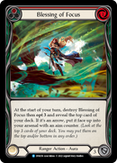 Blessing of Focus (Red) [DYN159] (Dynasty)  Rainbow Foil - Waypoint Games CA