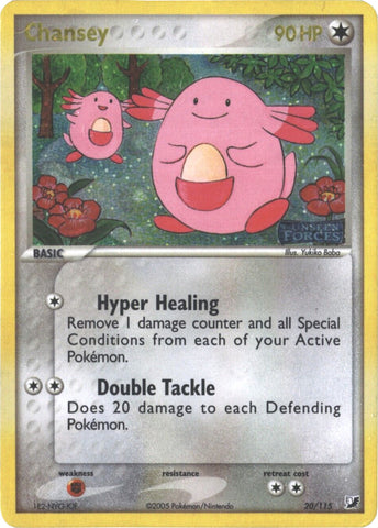 Chansey (20/115) (Stamped) [EX: Unseen Forces] - Waypoint Games CA