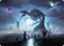 Blue Sun's Twilight Art Card [Phyrexia: All Will Be One Art Series] - Waypoint Games CA