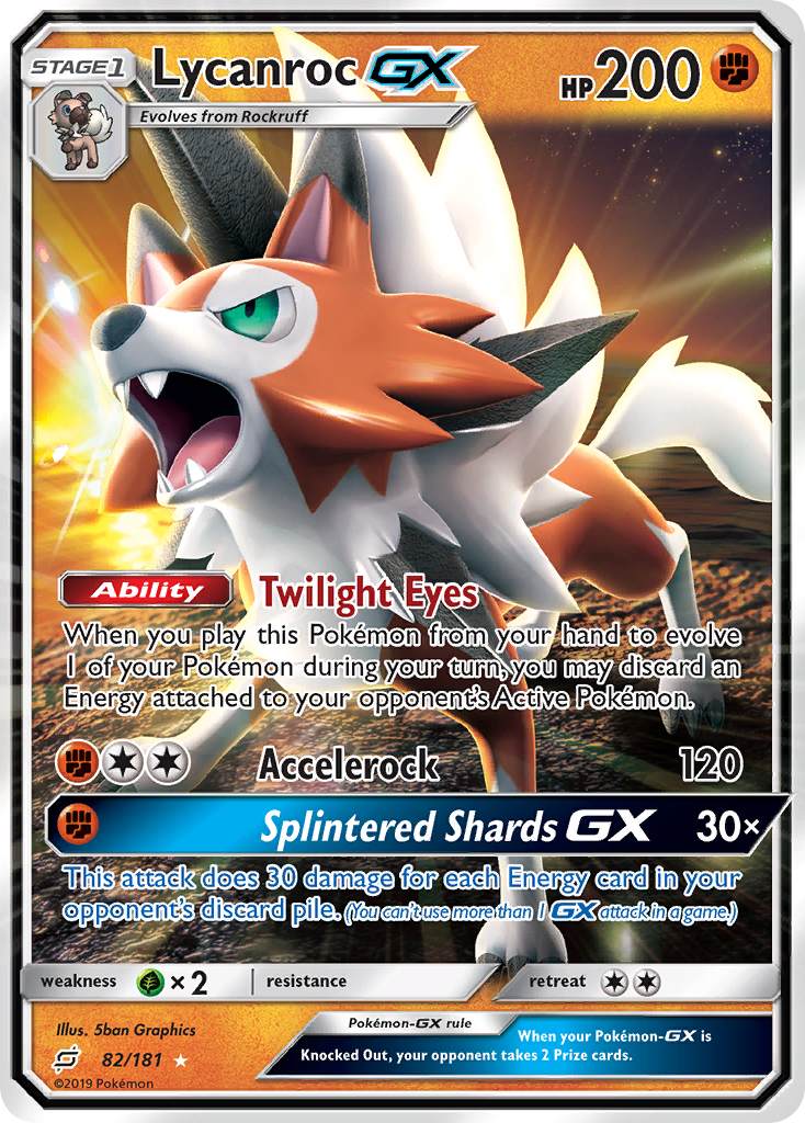 Lycanroc GX (82/181) [Sun & Moon: Team Up] - Waypoint Games CA
