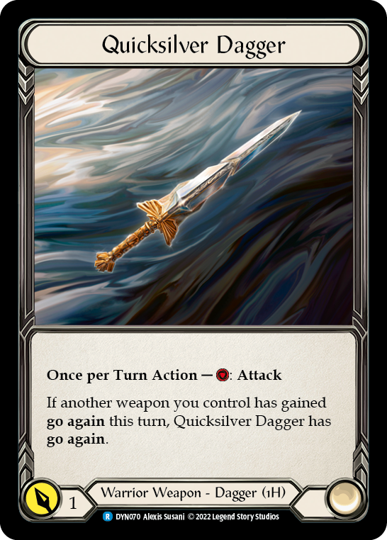 Quicksilver Dagger [DYN070] (Dynasty)  Rainbow Foil - Waypoint Games CA
